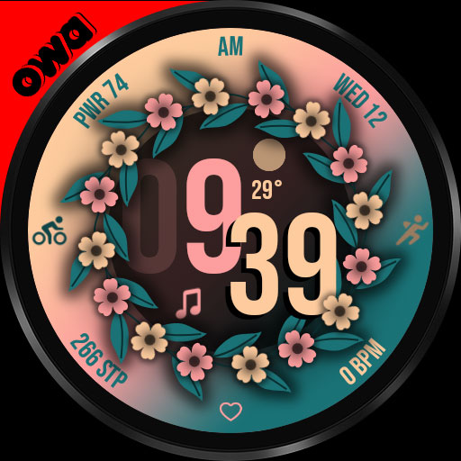 Flower Animated Watch Face